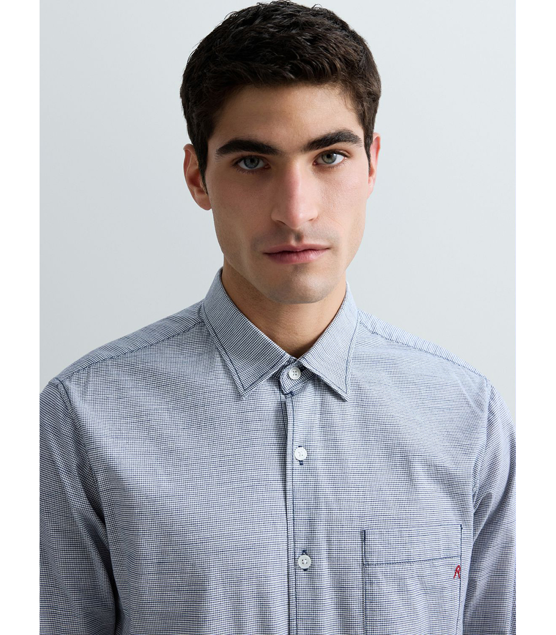 コットンドビーシャツ 詳細画像 ブルーホワイト 7